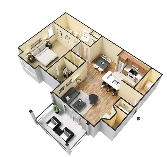 Floor plan The Chastain