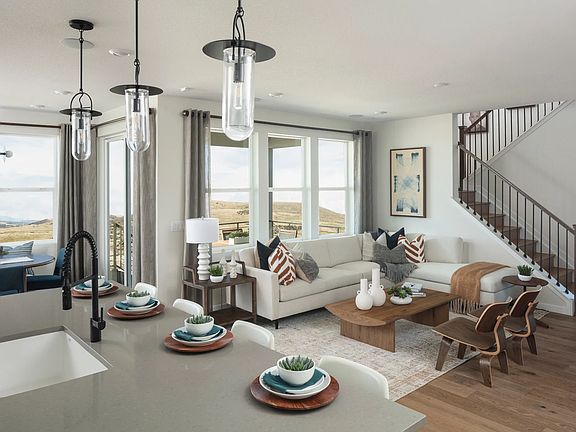 Jade Model Great Room, Kitchen Dining