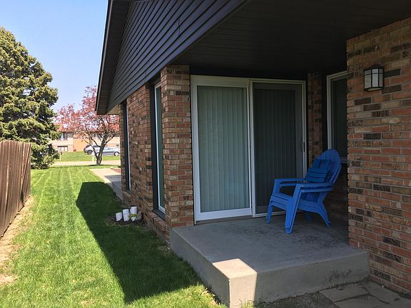 West facing patio