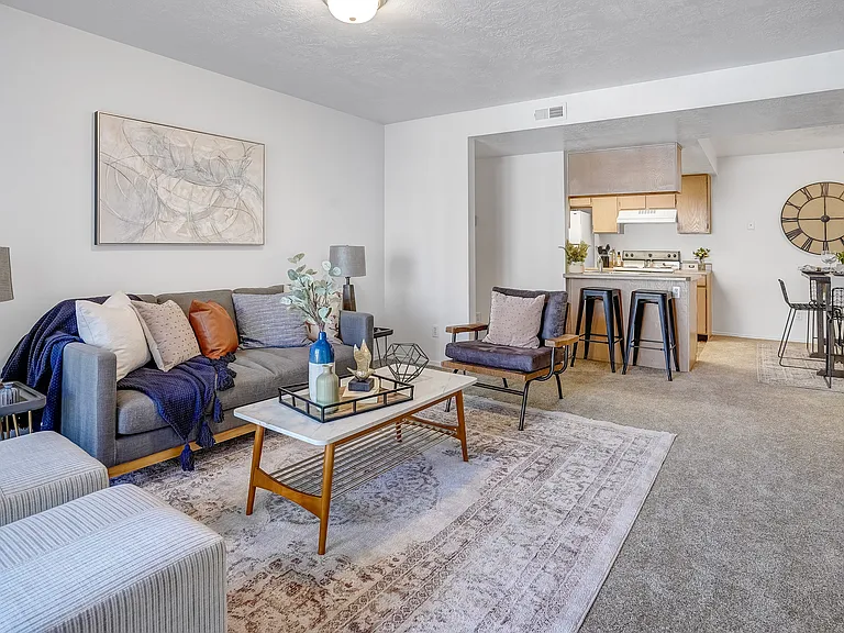 Spacious and Open Living and Dining Area