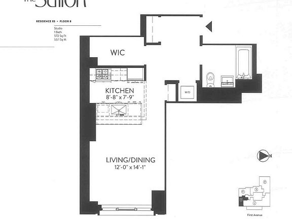2nd image of 959 1st Ave #8S
