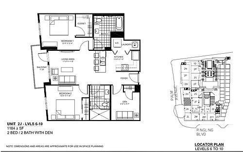 Floor plan 2J