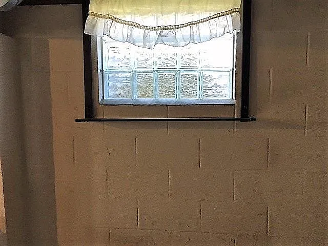 Glass block basement windows