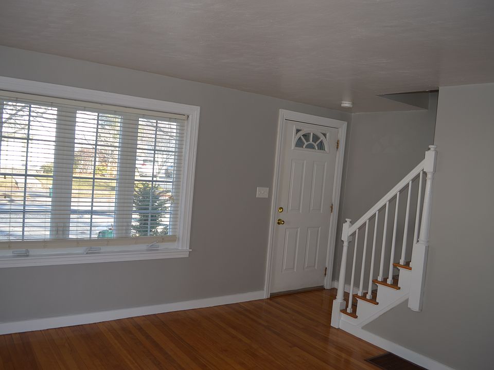 Front door in the living room