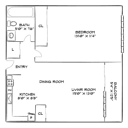 Floor plan Design 1A Premier