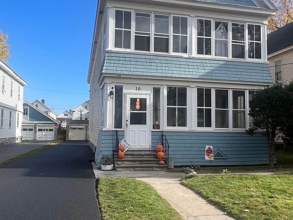 Outside of house, bottom unit with front porch