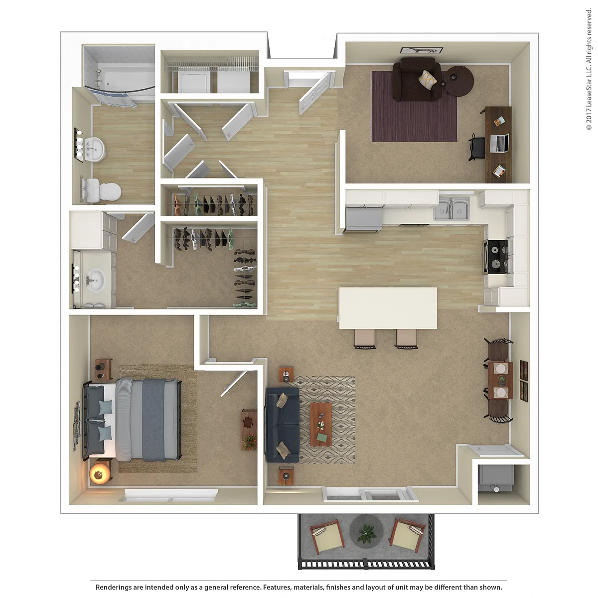 Floor plan Marlowe with Den