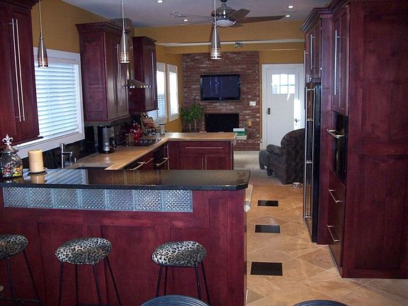 Kitchen W/ Hearth room