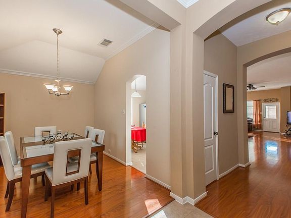 Light and bright formal dining room