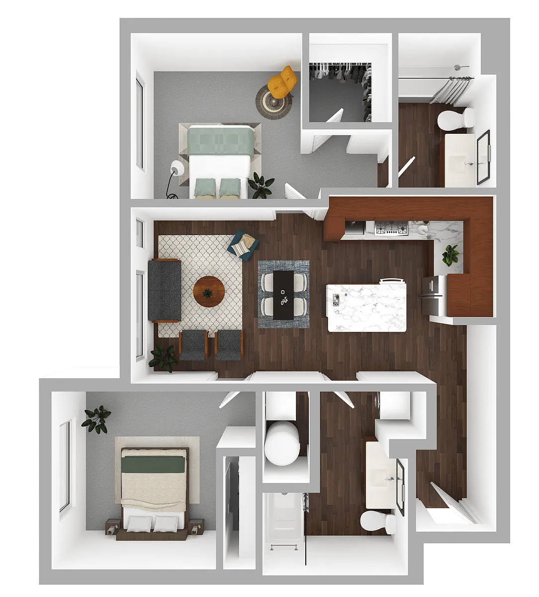 Floor plan B21