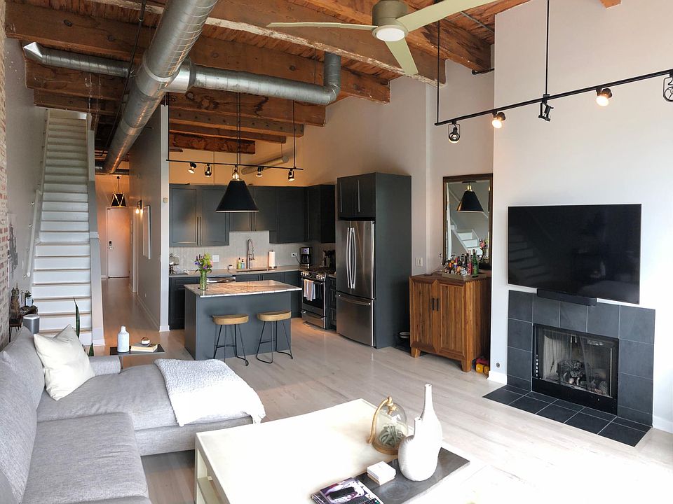 Family Room and Kitchen