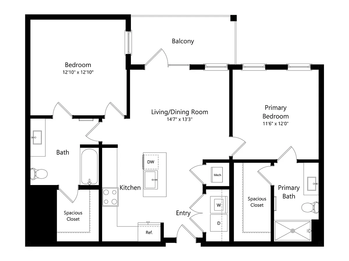 Floor plan B8