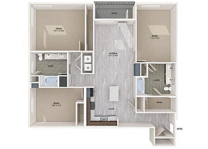Floor plan C3