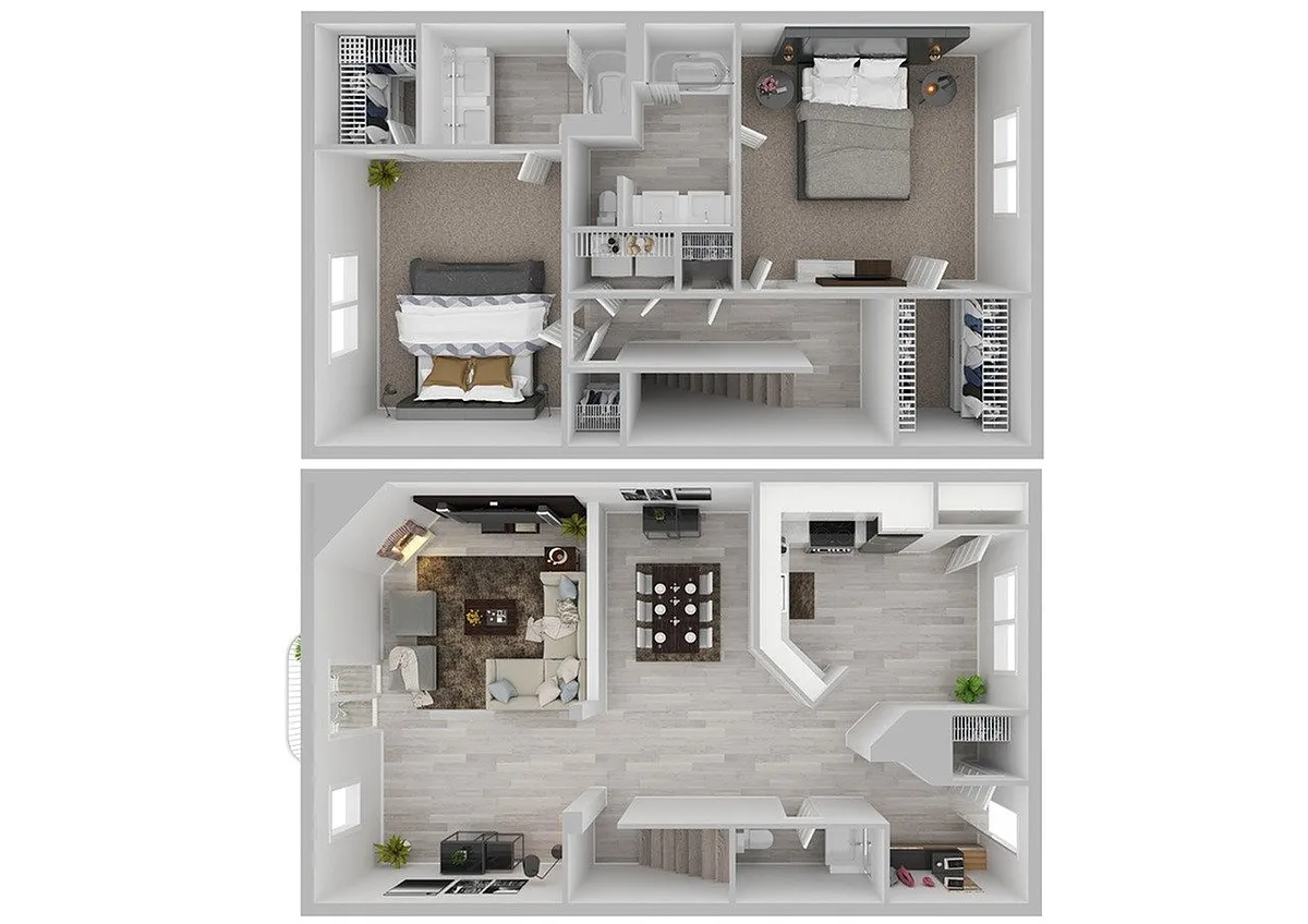 Floor plan Townhome I