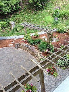 Private side yard