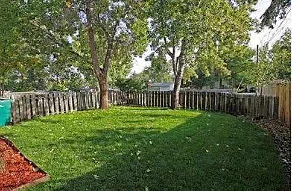 HUGE yard!!