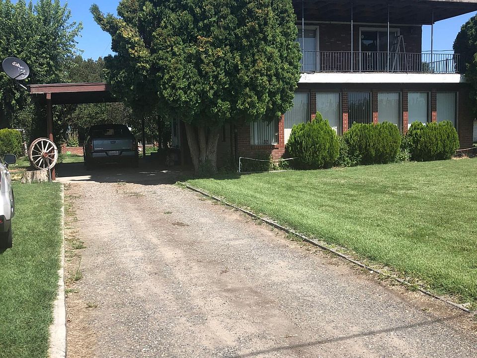 Covered carport View out dining room window
