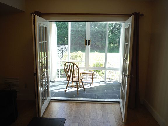 Sunroom and french doors