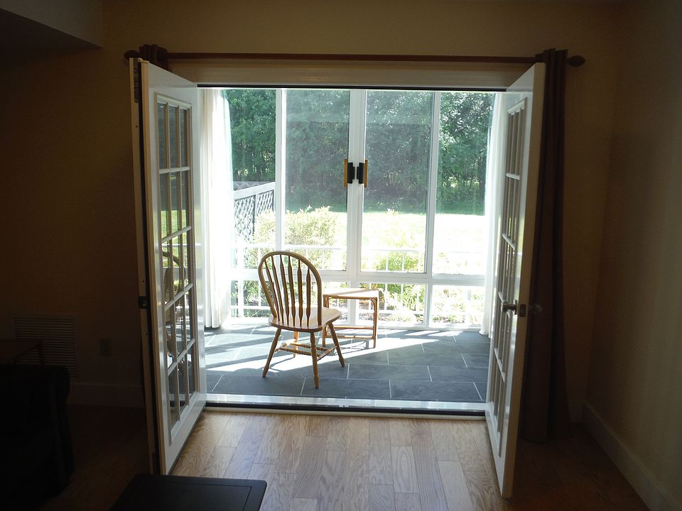 Sunroom and french doors