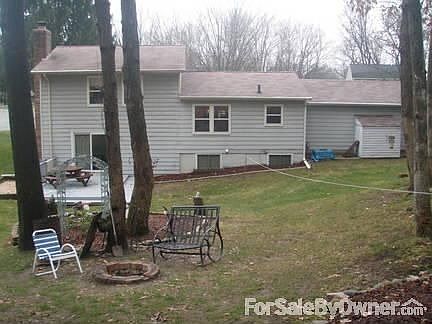 view of back yard and home