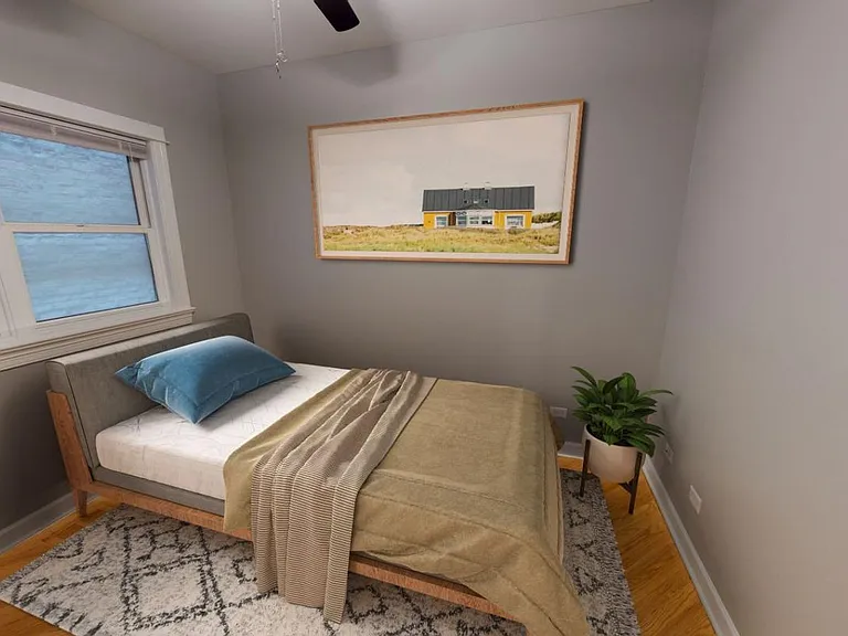 Bedroom 2. This image shows a virtually furnished space. Bedrooms come unfurnished.