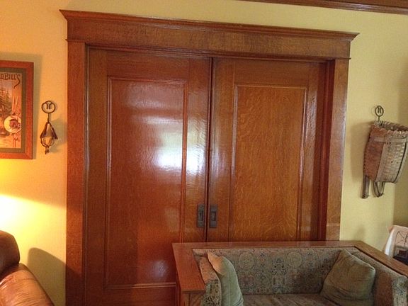 Living Room; Pocket doors