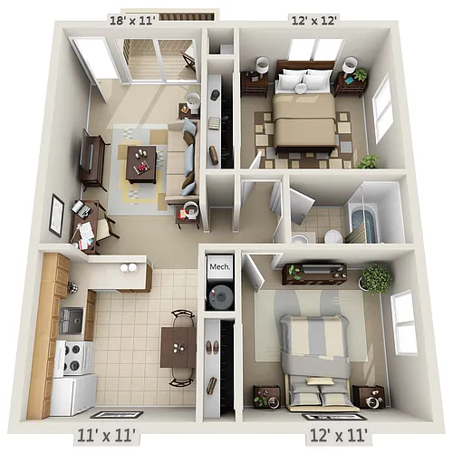 Floor plan Chablis