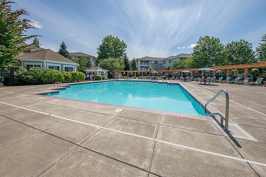 Seasonal outdoor pool
