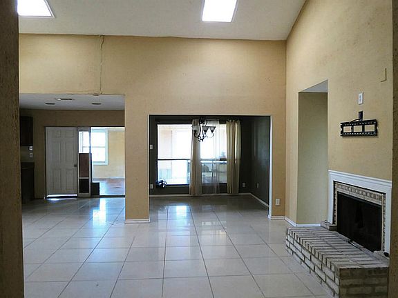 View of living from entry