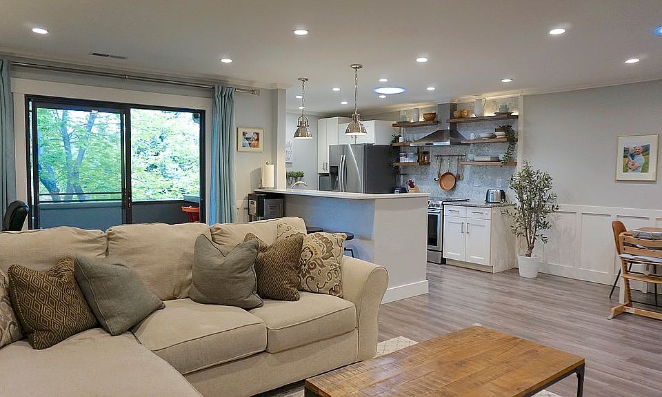 Open concept living space