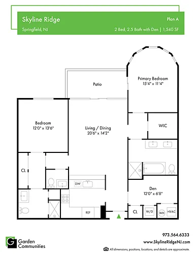 Floor plan $3.12/sq.ft. - Plan A