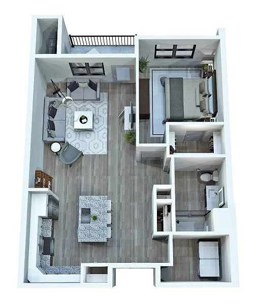 Floor plan A1E