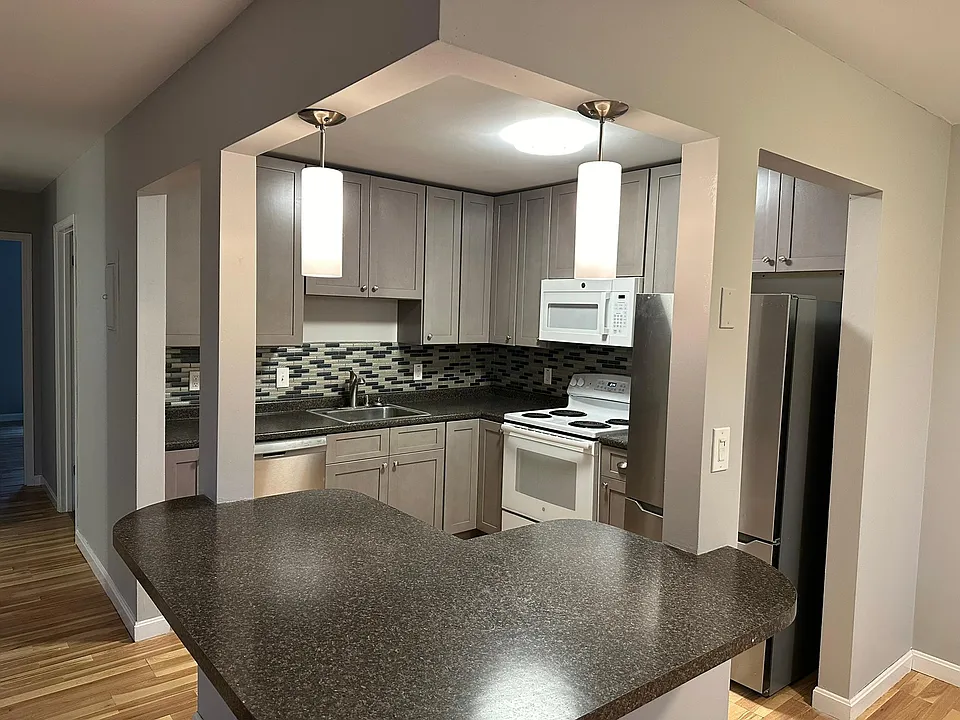 Renovated Kitchen and Bar Area