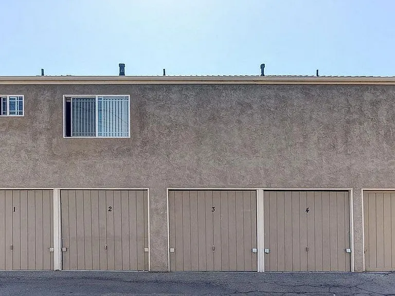 Garages at Dubuque Apartments in Oceanside, CA.