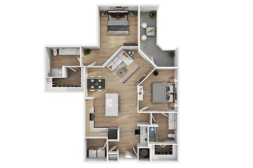 Floor plan B2A