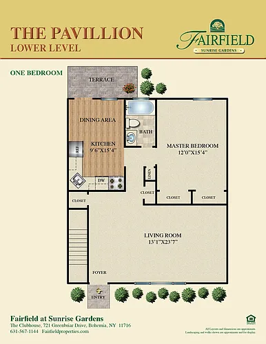 Floor plan PAVILLION LOWER