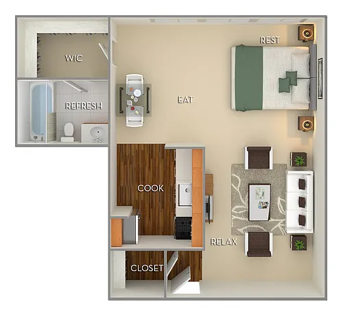 Floor plan Potomac B