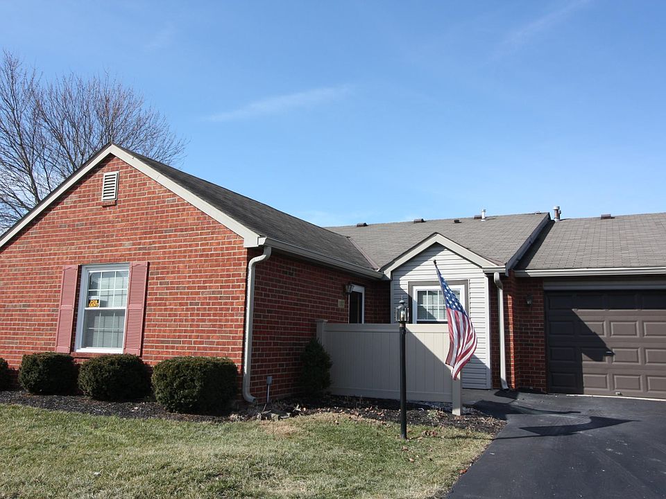 One floor condo in quiet 55 and older community. Attached garage included.