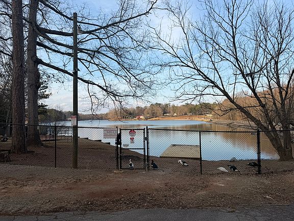 Swan Lake view from driveway