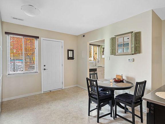 Kitchen adjacent dining area