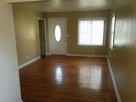 living room and coat closet