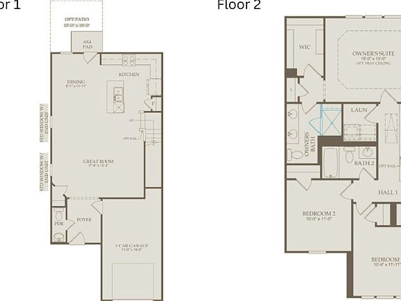 Floor Plan Level 1 Level 2