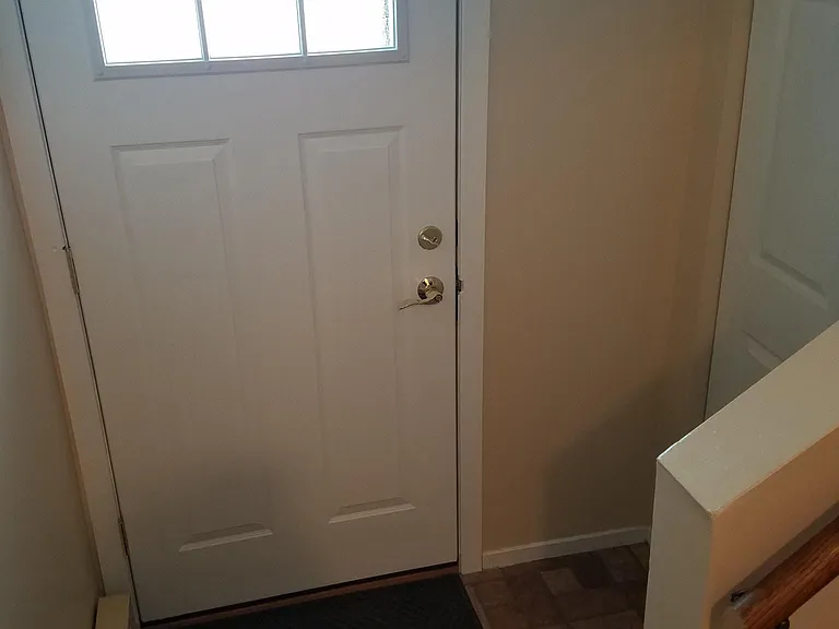 Front door.