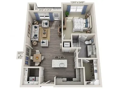 Floor plan A2A