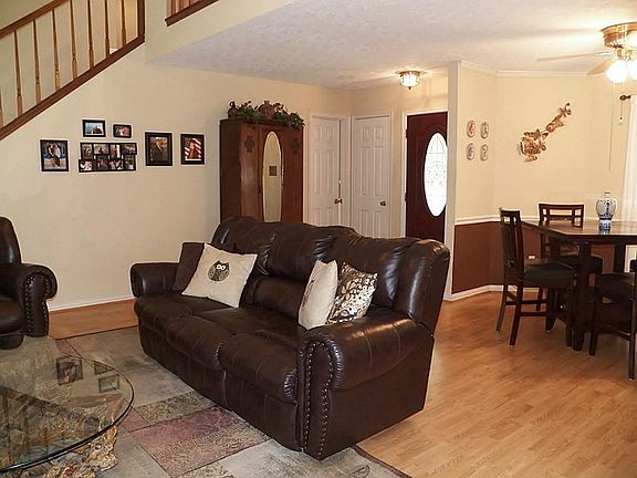 View of family room showing entryway.