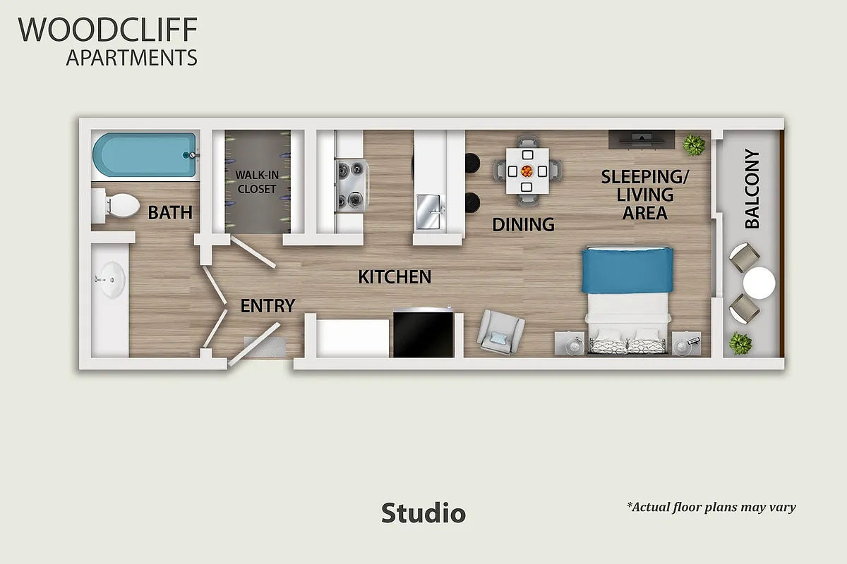 Floor plan Studio
