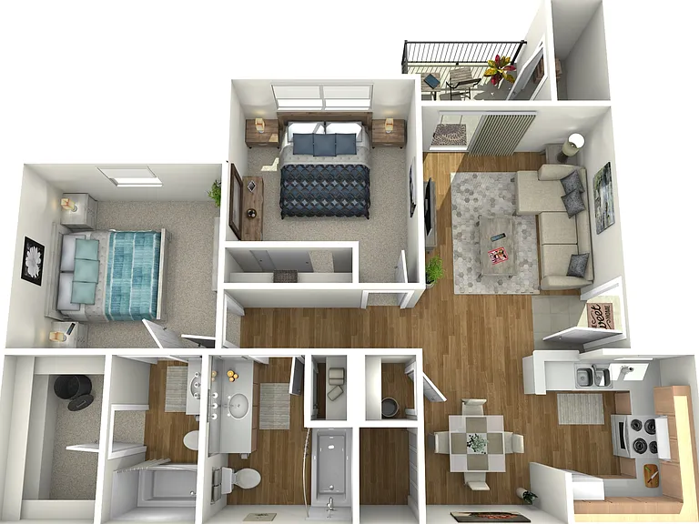2 Bedroom Floor Plan 2 Bedroom Floor Plan