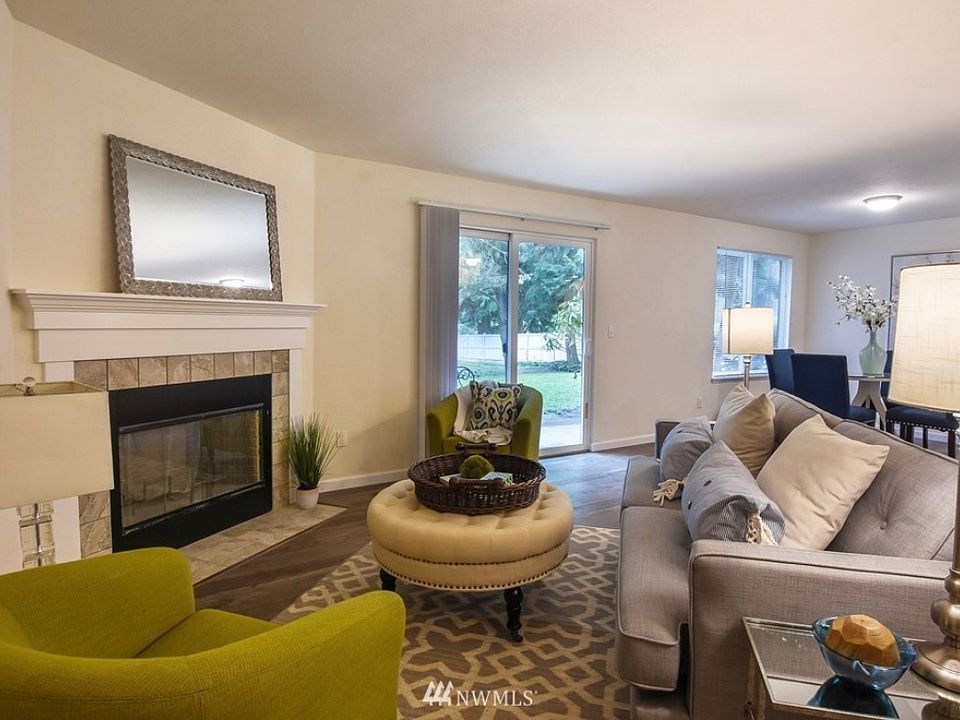 Living Area; Staged to showcase multiple furniture arrangements and flexible use of space.