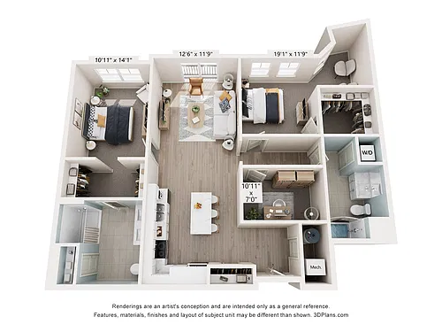 Floor plan B3