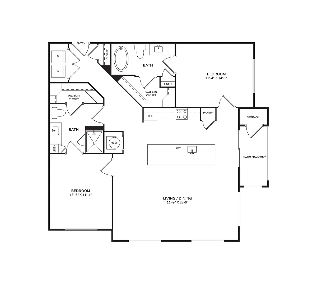 Floor plan B2